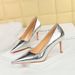 3391-A7 Style Banquet Women's Slim Shallow Mouth Pointed High Heel Spring New Single Shoes_vogvips.com