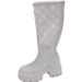 2025 Summer New Women's Long Niche Mesh Breathable Over-the-Knee Boots, Paired With Skirts, Martin Sandals_vogvips.com