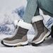 Women's Shoes Autumn And Winter Plus Velvet Thick Waterproof Non Slip Thick Sole Northeast Cotton Warm Casual Snow Boots_vogvips.com