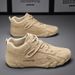Men's Casual Work Shoes With Waterproof & Slip-Resistant Rubber Sole, Breathable PU Upper For Walking, Running, And Outdoor Activities_vogvips.com