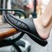 New Plus Size Sandals Summer Indoor And Outdoor Wear, Home Decor For Men, Fashionable Soft Soled Semi Slippers_vogvips.com
