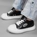 Invisible Heightening Thick-soled Casual Board Shoes Men's Shoes Muffin Bottom Casual Round Head White Shoes_vogvips.com