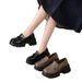 Women's New Loafers Made Of Top-layer Cowhide, Suitable For Spring Autumn, With Thick And Soft Soles, British Style,_vogvips.com