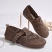 Women's Shoes Summer Flying Woven Breathable Hollow Mesh Women's Shoes Lazy One Step Mom Shoes Cloth Shoes Casual Toad Shoes_vogvips.com