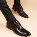 New With A Cracked Feel, Fashionable And Trendy Cool Business Casual Men's Shoes, British Style Small Leather Shoes_vogvips.com