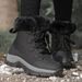 Winter New Warm Snow Boots With High Top And Fleece Women's Boots, Outdoor Hiking Couple Anti Slip Hiking Shoes_vogvips.com