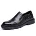 New Spring Leather Breathable Genuine Leather, Versatile Business And Casual Shoes, Round Toe, Trendy Thick Sole, One_vogvips.com
