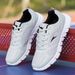 Euro Step Mesh Spring And Autumn Breathable White Lightweight Soft Sole Casual Trendy Deodorant Sports Running Men's Shoes_vogvips.com