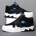 Men's Fashion Camouflage High-Top Sneakers - Trendy Lace-Up Casual Shoes For Street Dance & Urban Style_vogvips.com