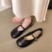 New Single Shoes Mary Jane Fashion Casual Shoes Doudou Shoes Handmade Viscose Shoes_vogvips.com