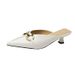 Women's Sandals 2026 New Summer Model Cross-Border European And American Pointed Toe Buckle Strap Closed-Toe High Heels_vogvips.com
