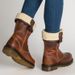 Winter New Style Round Toe PU Flat Edge Women's Plus Size Short Boots 34-43_vogvips.com
