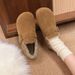 Fleece-Lined Full-Coverage Retro For Women Winter 2024 New Slip-On Cotton Furry Shoes Thickened Warm Snow_vogvips.com