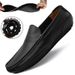 Suitable For All Seasons Spring 2020 New Men's Casual Leather Shoes Korean Style Large Size Soft Sole Lazy Summer Loafers_vogvips.com