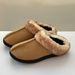 Classic Wool Neckline Slippers Indoor Winter Women's Outer Wear Velvet Thickened Warm Home_vogvips.com
