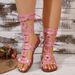 Cro-border Plu-ize Low-heel Flat For Women, 2026 Ummer New European And American Ethnic Tyle High-top Trap_vogvips.com