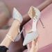 Unique Design High-heeled Sandals For Women, Stiletto Heels, New Summer 2026 Bridal Wedding Shoes, Trendy And Stylish_vogvips.com