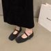 High-End Stylish Furry For Women, Outdoor Wear, 2025 New Autumn Winter French Retro Elegant Flat Mary Jane Shoes_vogvips.com