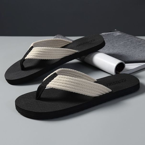 Men's Anti-slip Summer Outdoor Beach Wear-resistant Stylish Personalized Soft-soled Flip-flops, Men's Model 2026 New_vogvips.com