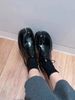 2025 New Tabi Split-Toe For Men Thick-Soled Single Patent Leather Slip-On Lazy Pig's Hoof Shoes Loafers_vogvips.com