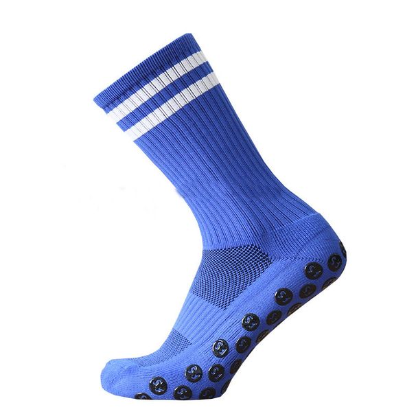 Elite Football Socks With Grip & Breathability – Moisture-Wicking Polyester, Anti-Slip Striped Design For Training & Matches_vogvips.com