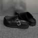 2025 Men's And Women's Leather Outer Wear Couple's Casual Thick-soled Big Bag Head Half Couple Slippers_vogvips.com