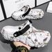 Fashion Men Slippers Comfort Beach Sandals Non-slip Garden Slides Chef Shoes Summer Casual Shoes Nurse Doctor Shoes Flip Flops_vogvips.com