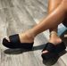 Large-size Thick-bottomed Round Head One-shaped Silk And Satin Drag Women's Foreign Trade Famous Ethnic Style Slippers_vogvips.com