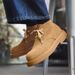 Men's Leather Rhubarb Boots Retro Martin Boots Breathable Thick-soled Heightening Tooling Short Boots_vogvips.com