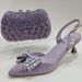 Women's Shoes Fashionable Bow Adorned Bridal And Bridesmaid Shoes, Spring/Summer New Style, Hollow Single Strap Stiletto Heels For Women._vogvips.com