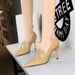 958-1 Wind Women's Pointed Toe, Shoes, High Heels, Slim Fit, Deep Mouth Single Shoes_vogvips.com
