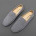 Suede Leather Mens Loafers Fashion Walking New Comfy Man Drive Flats Classic Original Style Men Casual Shoes Moccasins_vogvips.com