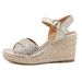 ALM2024-2 Summer 2024 Fashion Women's Woven Large Slope Heel Sandals Beach Shoes_vogvips.com