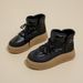 Fleece-Lined High-Top Snow Boots For Women 2025 Winter New Style Student Ins Korean Version Warm Casual Cotton Shoes_vogvips.com