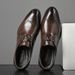 Leather New Slip-On Men's Business Casual Formal Shoes For Men_vogvips.com
