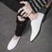 Casual Doudou Shoes Men's Shoes Solid Color Driving First-layer Leather Shoes Overfitting Lazy Shoes_vogvips.com