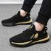 Foreign trade 2025 men's sports casual shoes men summer trend new style shoes round head black spring men's shoes wholesale_vogvips.com