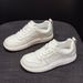 Women's White Sneakers Made Of Top-layer Cowhide Soft Soles, 2026 Spring And Autumn New Versatile Sports Casual Women's_vogvips.com