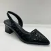 Women's Pointed Toes Pumps Mid Chunky Heels Slingback Sandals Shoes Summer New Vintage Woman Lady Female Sandals Slippers Shoes_vogvips.com