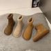 Vintage Outdoor Winter Warm Fleece-Lined Cotton Versatile Thick-Soled Women's Furry Shoes Short Mori Style Snow Boots_vogvips.com