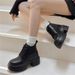 Guangzhou Genuine Leather Women's Martin 2025 Autumn And Winter New 7Cm New Thick-Soled Mid-Top Short Boots_vogvips.com