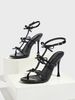 New Sexy Flip Flops With Three Strap Bow Heels_vogvips.com