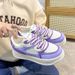 Low Top White Breathable Children's Spring New Sports Women's Shoes, Korean Version Versatile Casual Flat Shoes_vogvips.com
