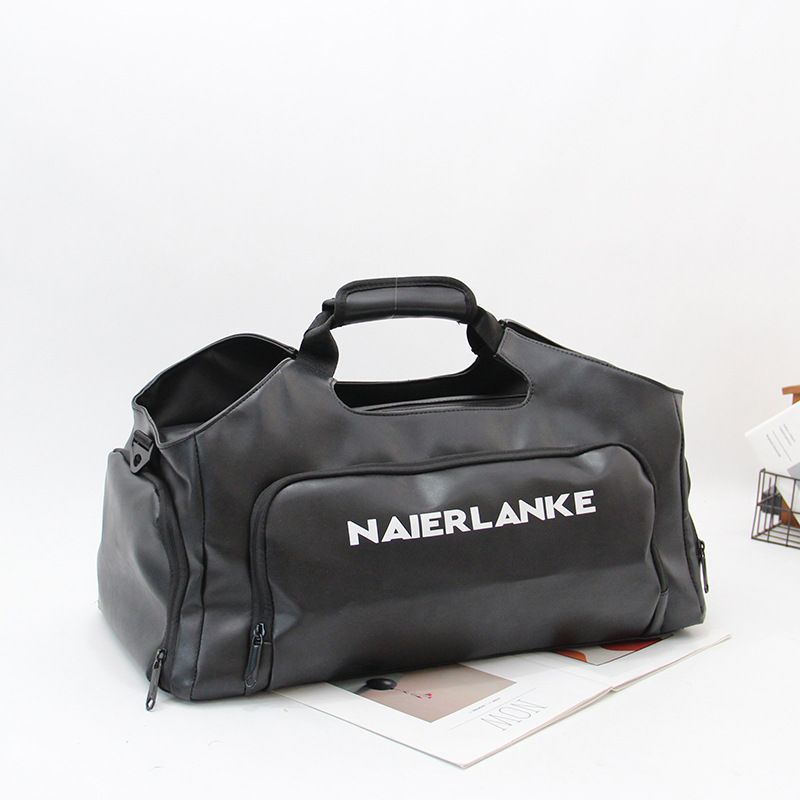 Dry Wet Separation Handbag Large Capacity Travel Korean Style Gym Business Trip Independent Shoe Compartment Carry-on_vogvips.com