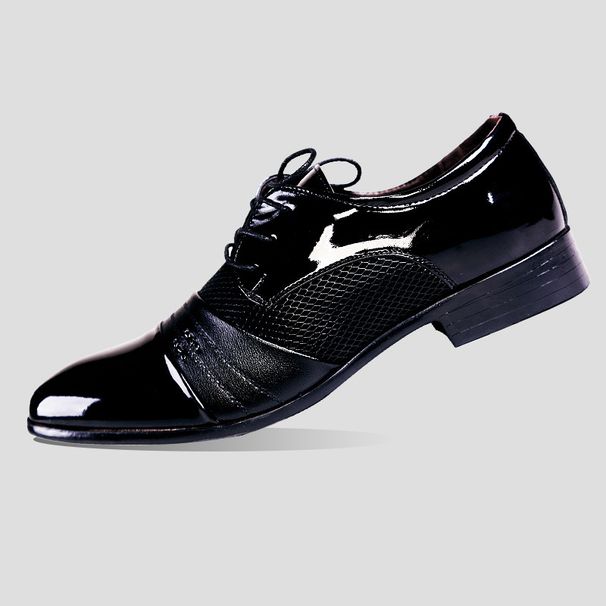Men's Leather Dress Shoes Comfortable Breathable Non-slip Work Shoes_vogvips.com