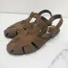 Suede Weave Retro Metal Buckle Designer Sandals Women Hollow Gladiator Shoe Summer 2026 Flat Beach Shoes Female Zapatos_vogvips.com