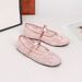 Cross-border 2026 New Embroidered Mesh Breathable Shallow Round-Toe Flat Sandals Women's Mary Jane Shoes_vogvips.com