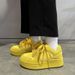 Women's Hong Kong Style Harajuku Retro Casual Loaf Shoes Korean Trend Street Photography Sneakers With Thick Soles_vogvips.com
