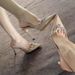 Thin-heeled High-heeled With Rhinestones, Design, Spring-summer Nude Pointed-toe, Internet Celebrity French Style,_vogvips.com