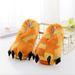 Winter Warm Soft Indoor Floor Slippers Women Men Shoes Paw Funny Animal Christmas Monster Dinosaur Claw Plush Home_vogvips.com